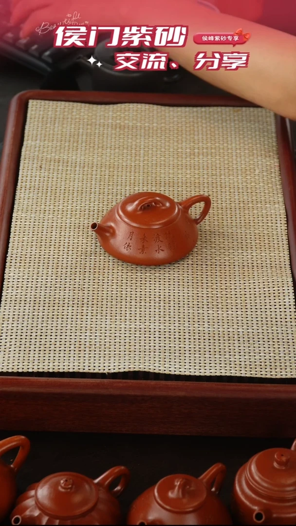 茶壶紫砂大红袍纳瓢125cc