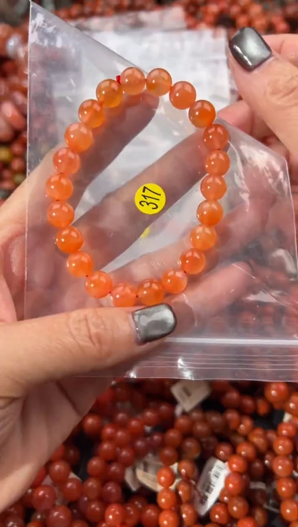 未镶嵌手串南红玛瑙8+