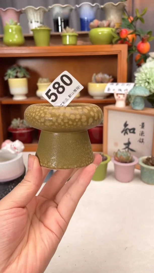 瓷片580知木小芳花盆