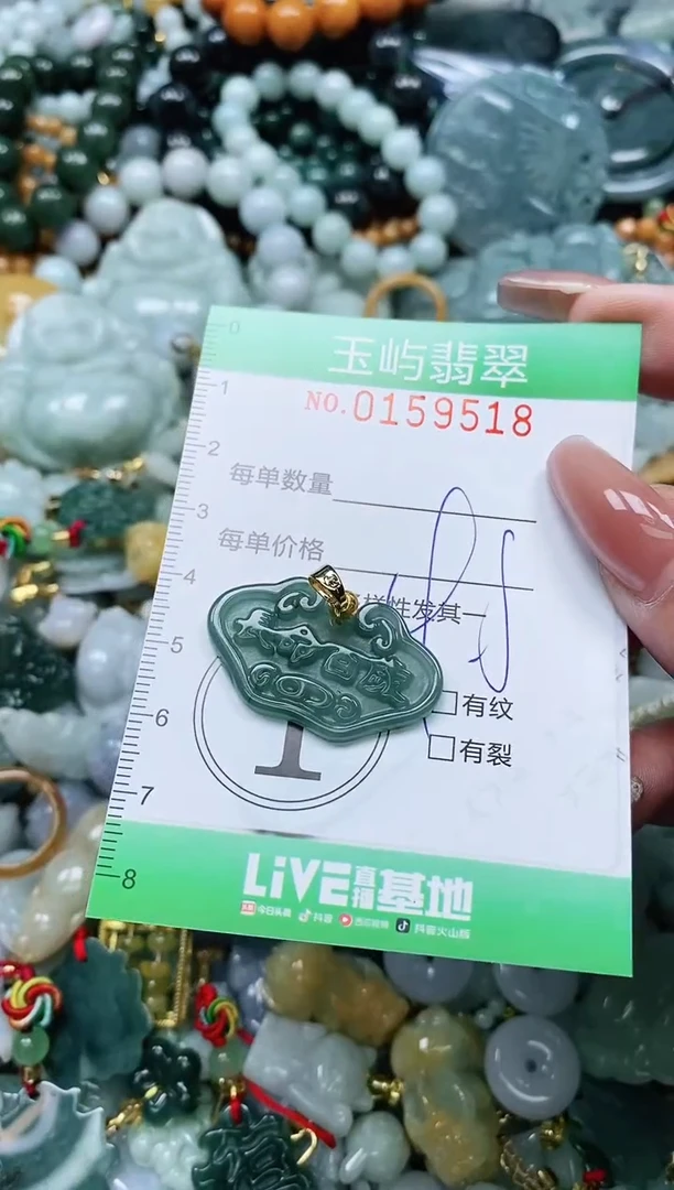 翡翠未镶嵌颈饰闪购0159518