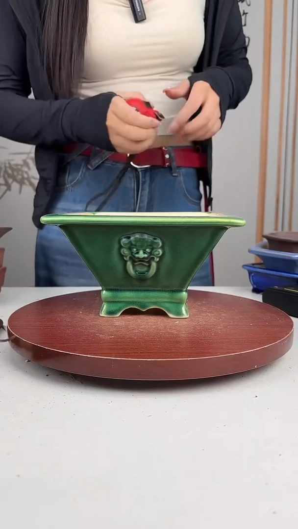 紫砂花盆浅草紫砂花盆