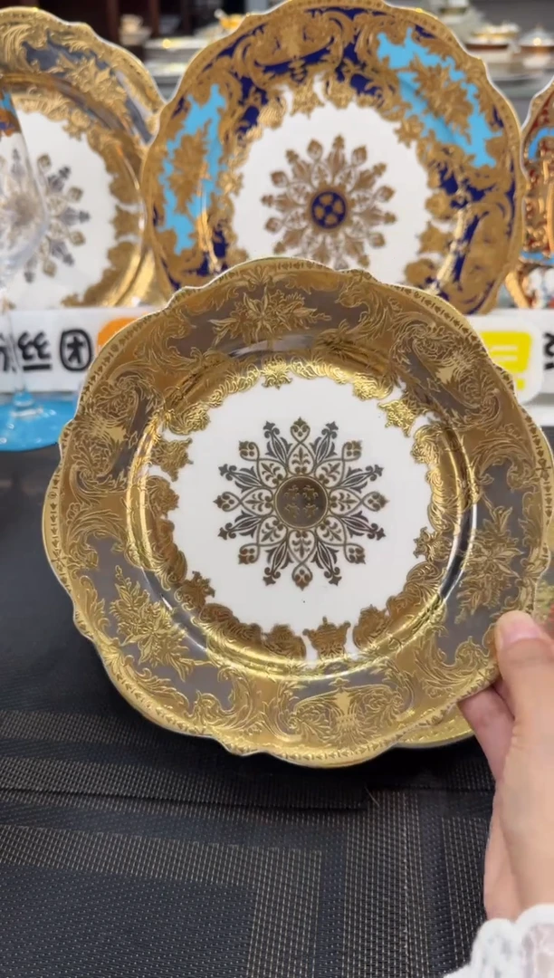 瓷片8英寸平盘 1个