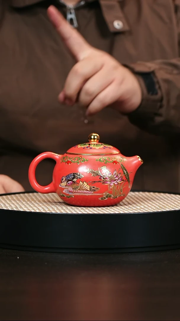 茶壶紫砂西施 桃花泥