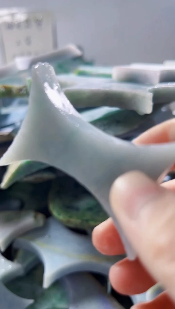 翡翠裸石缅甸翡翠A货柠5054