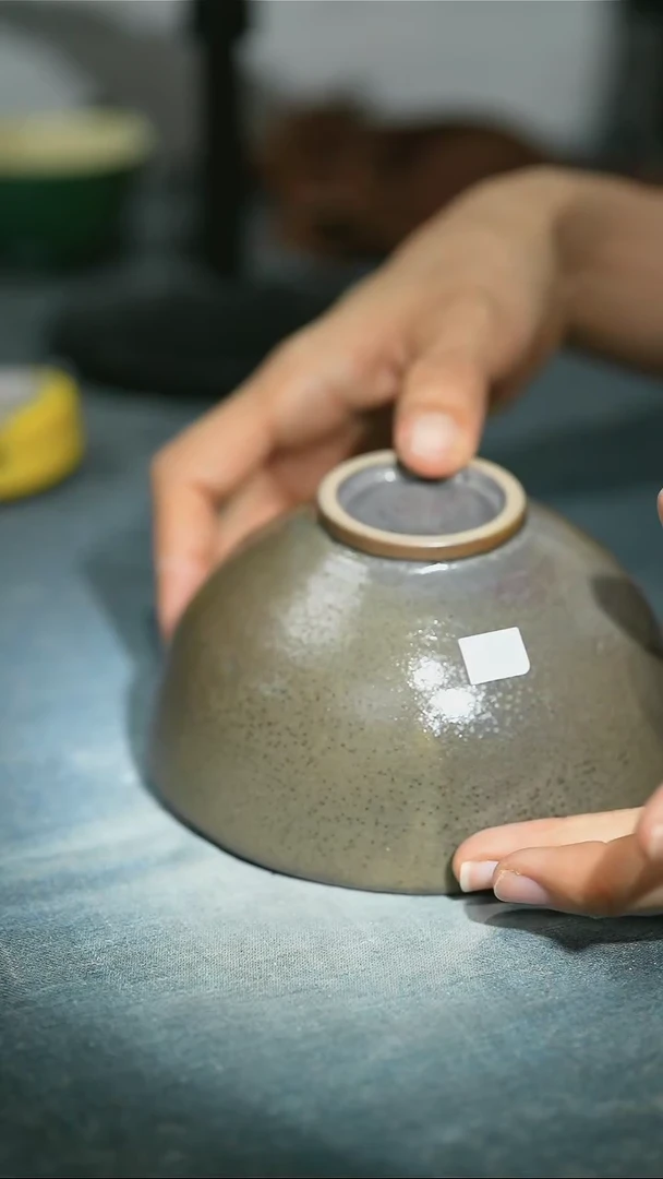 【闪购商品】碗浪鬼柴烧浪鬼家釉绘柴烧