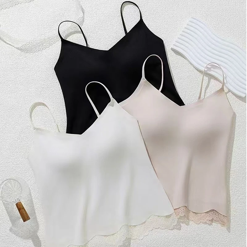 【TIAN XIN YUN】/,夏季简约防走光性感无痕时尚短款吊带-3071#