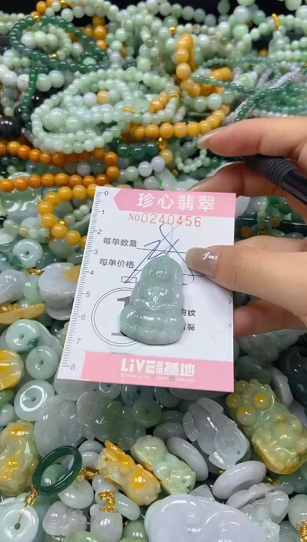 翡翠未镶嵌颈饰闪购0240456多样性发其一
