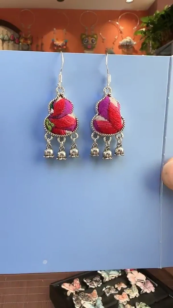 非遗那些刺绣耳环65