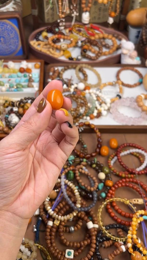 没****子枣珠光面单颗裸石