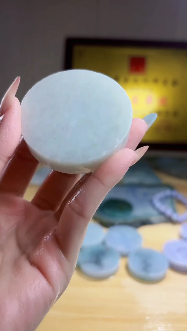 翡翠未镶嵌颈饰翡翠A货 温谭524