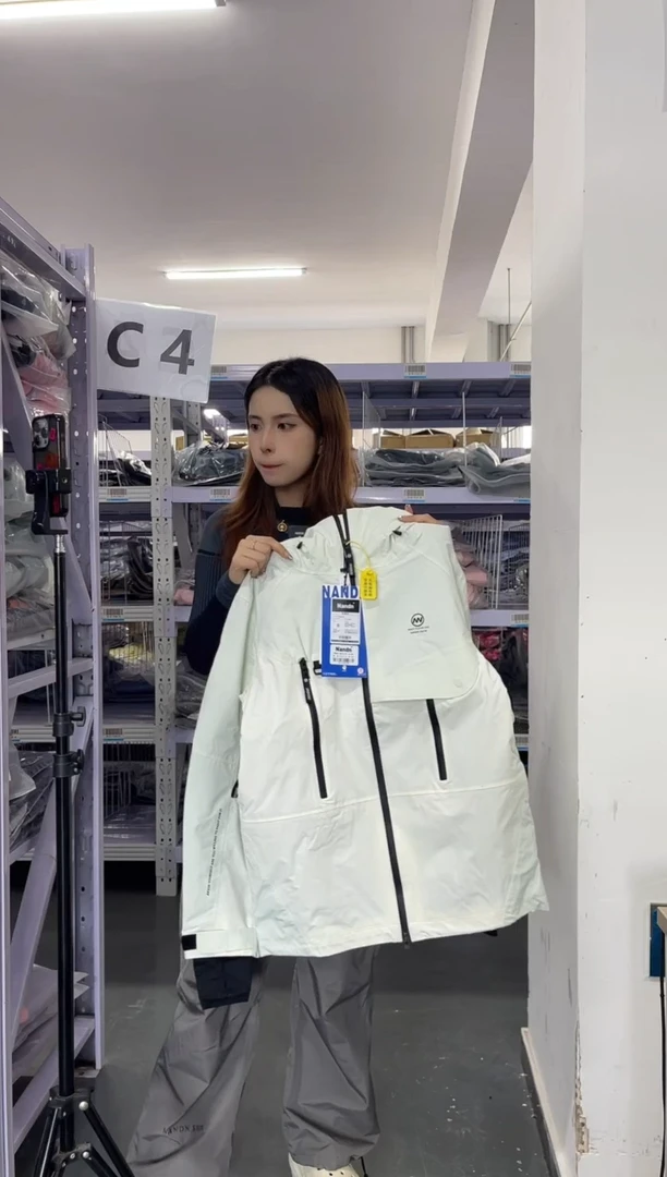 聚酯纤维雪服 NC142 白色 l码