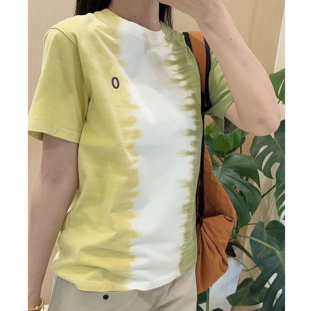 小O！夏季新疆棉潮牌扎染工艺圆领宽松舒适休闲显瘦短袖T恤93#