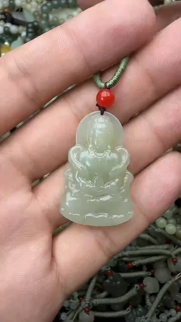 颈饰未镶嵌和田玉拍一发一