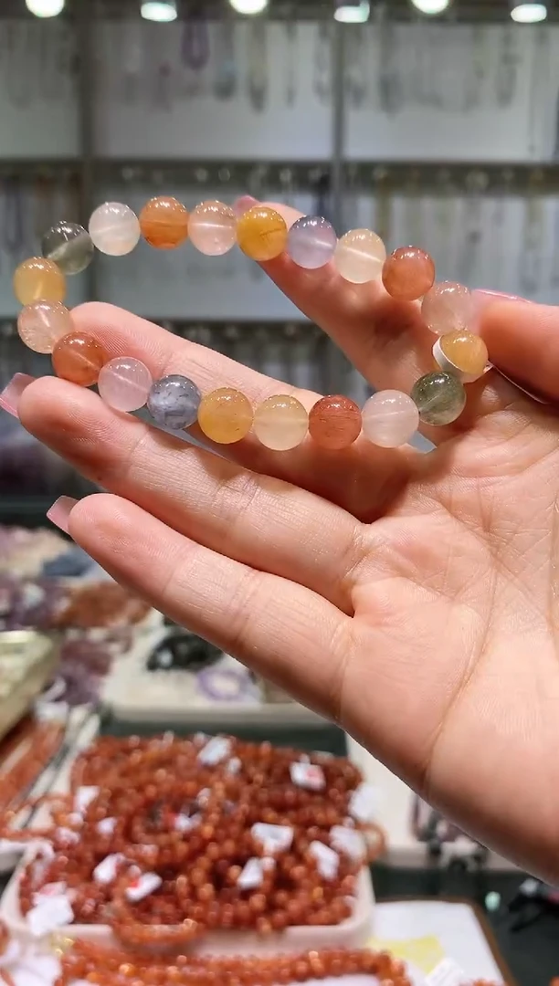 未镶嵌手链水晶多样性发其一超七9.5+