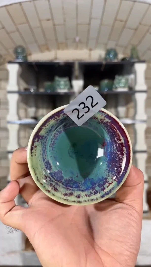 杯精品窑变钧瓷茶器
