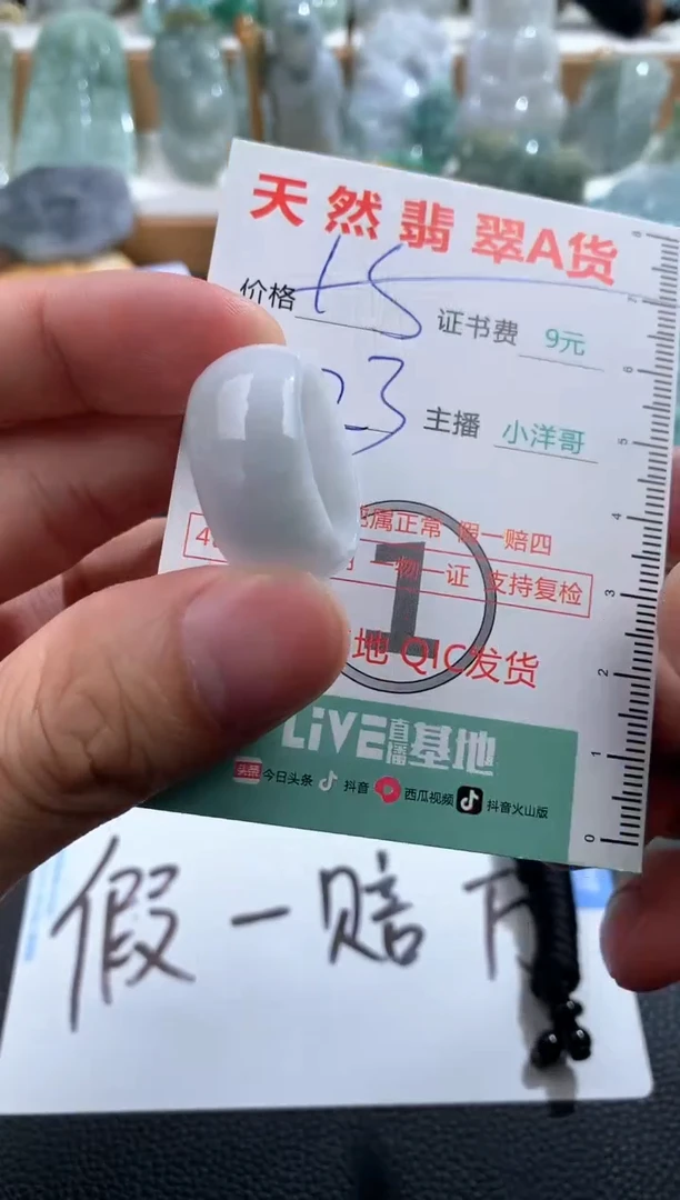 翡翠未镶嵌吊坠(不含链)1
