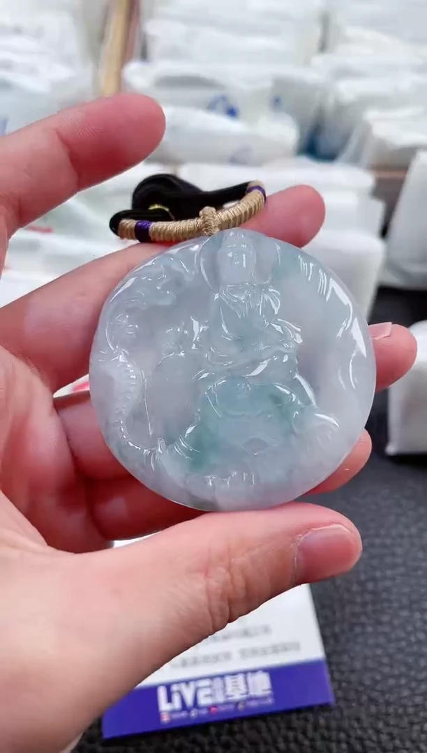 【闪购商品】翡翠颈饰未镶嵌00006157普贤