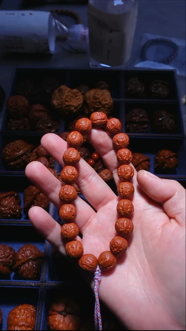 手串文玩核桃12左右京八棱