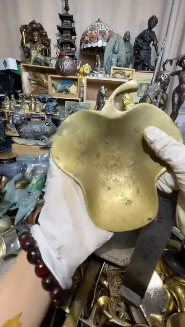 茶盏大阪中古铜器摆件73