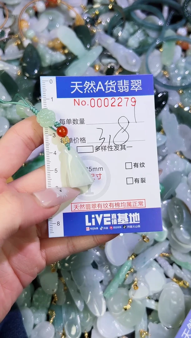 【闪购商品】翡翠颈饰未镶嵌天然翡翠A货