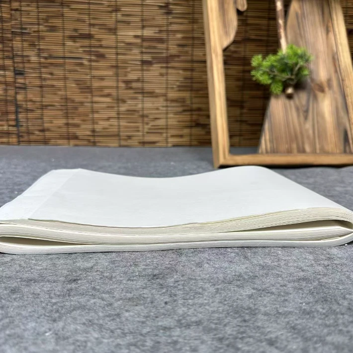【丈二边角料】手工丈二檀皮宣边角料90cm*20cm50张