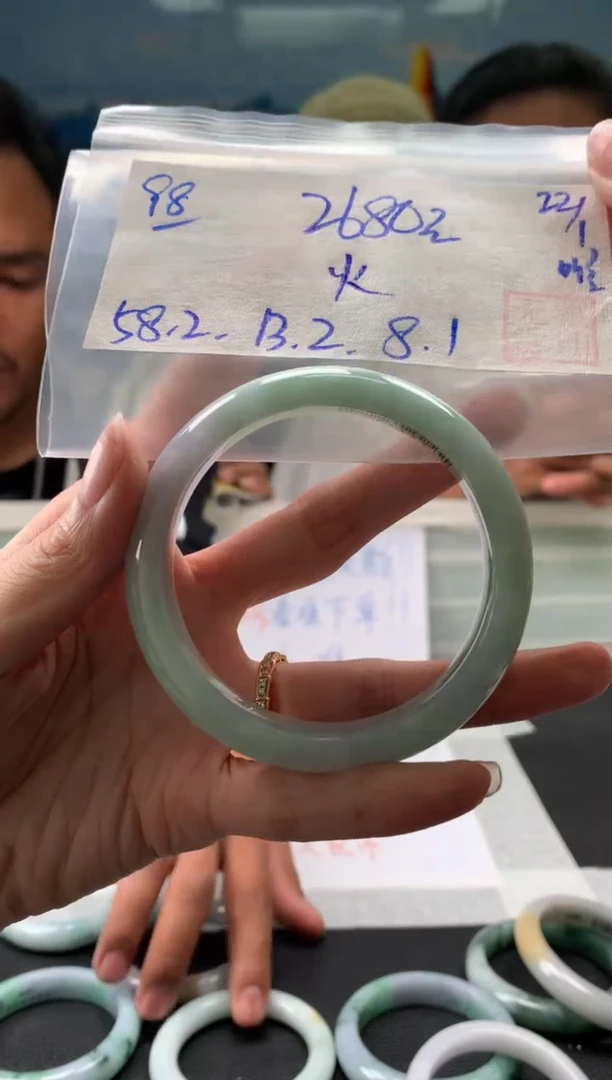 【闪购商品】翡翠手镯未镶嵌翡翠手镯 下单联系小耳机#98