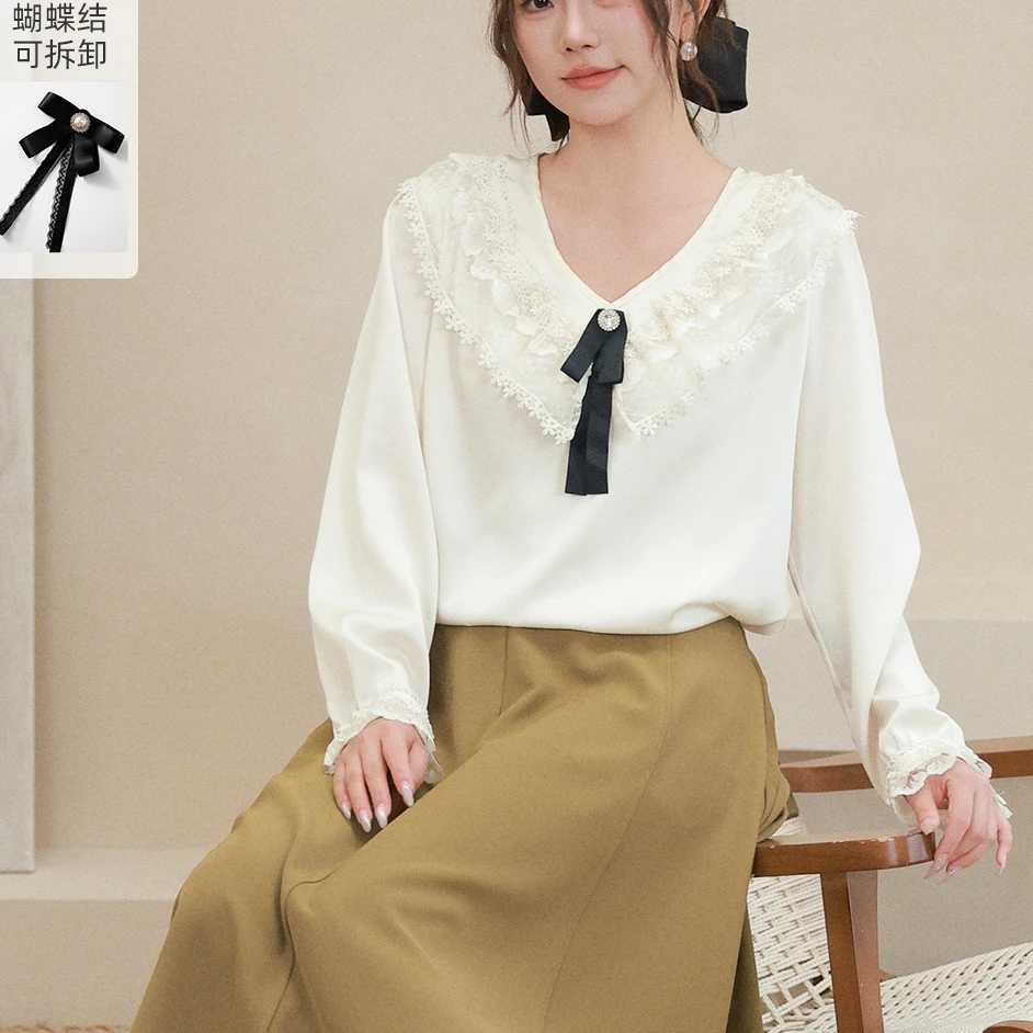 【衬衫断码福利】MsShe大码女春季气质时尚上衣合集D~M2301020