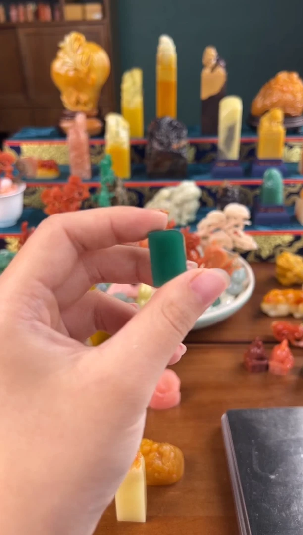 四川石青**房白水河老绿素章