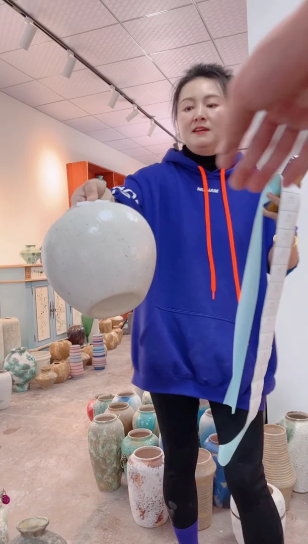 【闪购商品】瓶zd51  陶瓷花瓶无花微瑕