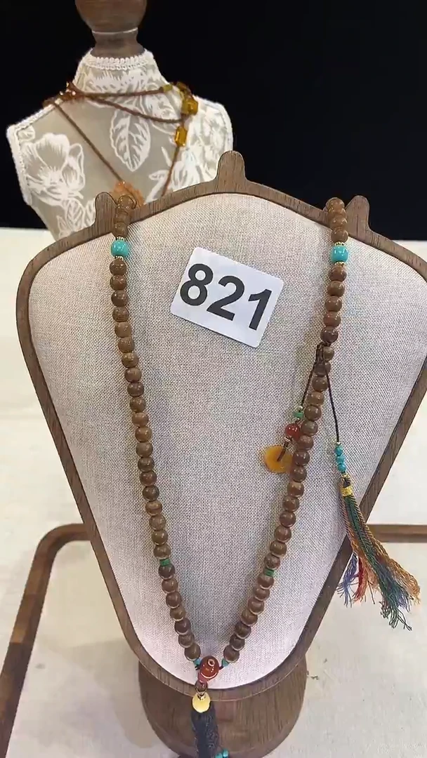 项链钛钢淡水珍珠821