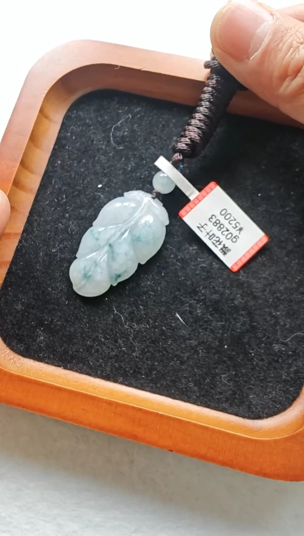 【闪购商品】翡翠颈饰未镶嵌g02883-叶子