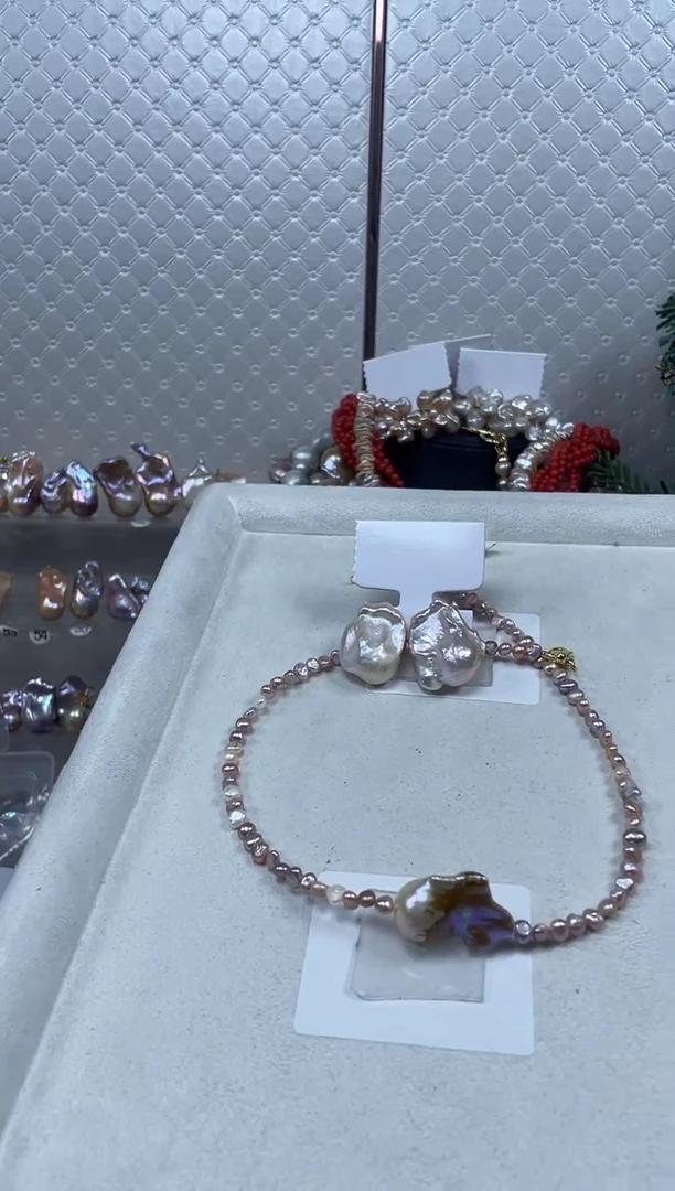 未镶嵌套装淡水珍珠【纯恬珍珠】