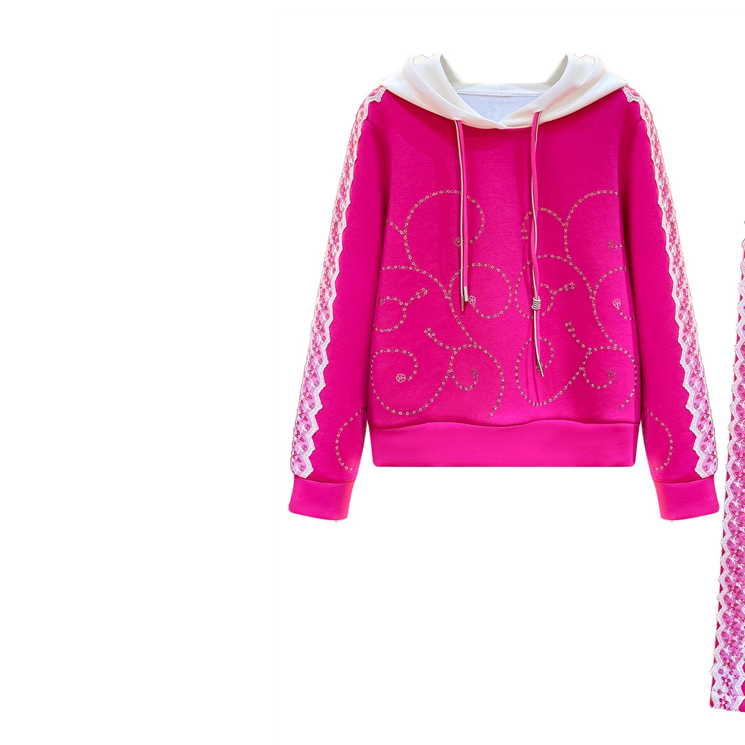 Robert Girm初冬款时尚烫钻休闲百搭套装#2292/2293