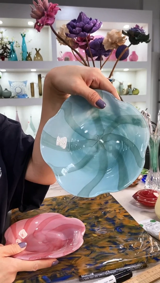 慕忆家手作琉璃花瓶