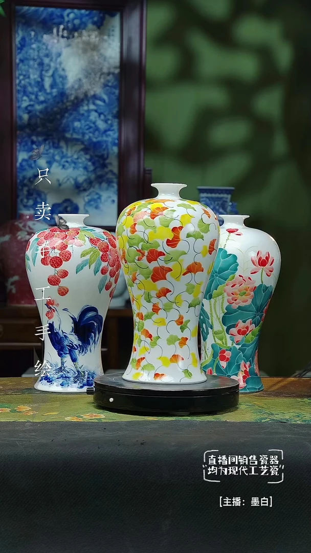 陶看****头景德镇手工手绘陶瓷