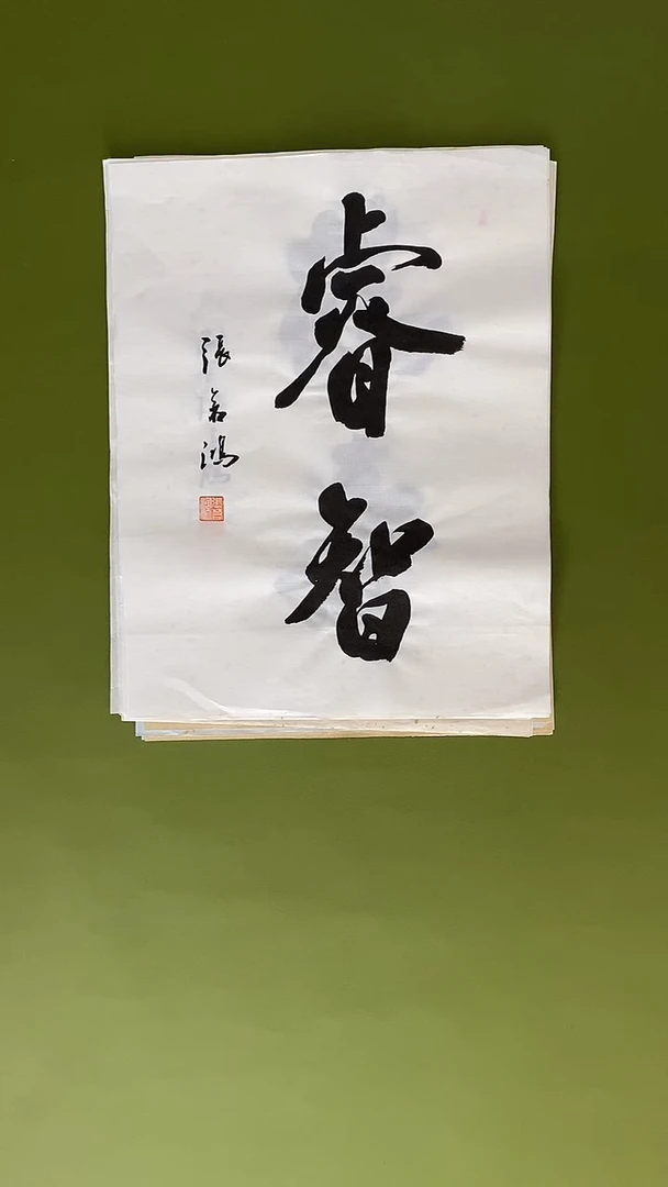 书法书法 张若鸿 尺寸34cm*45cm