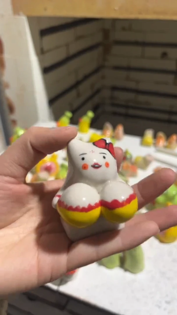 【闪购商品】摆件84纯手工微瑕陶瓷