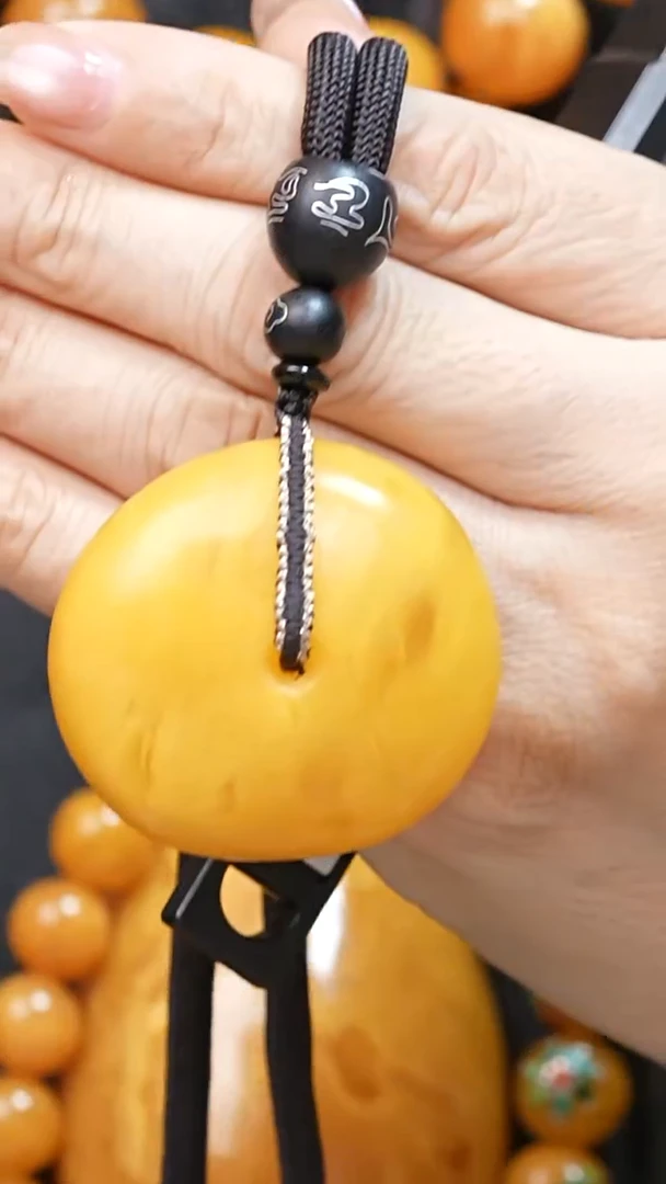 蜜蜡颈饰未镶嵌8621天然蜜蜡珠宝奇石全部保真