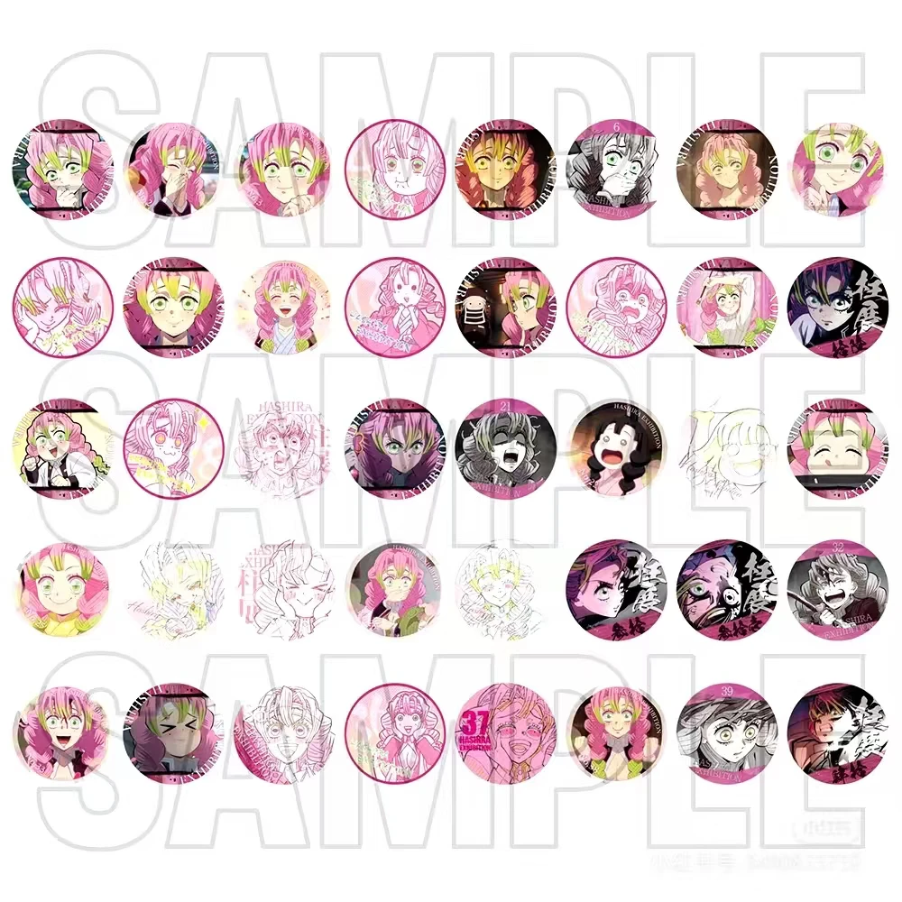 鬼灭之刃 柱展 恋圆不补池转盘 蜜璃 恋柱圆吧唧小卡日谷代拆