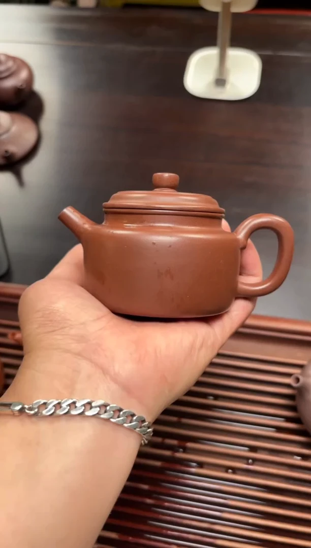 茶壶紫砂原矿紫泥德钟170毫升