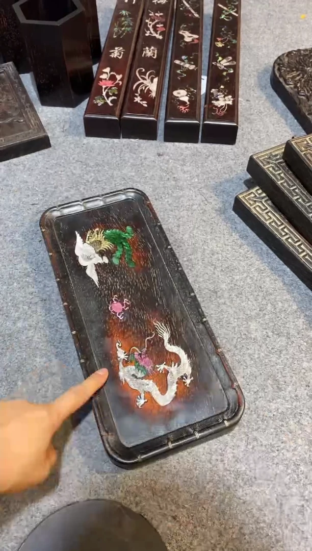 檀香紫檀（小叶紫檀）紫檀拆件雕刻板以直播间实物为准微瑕老物件