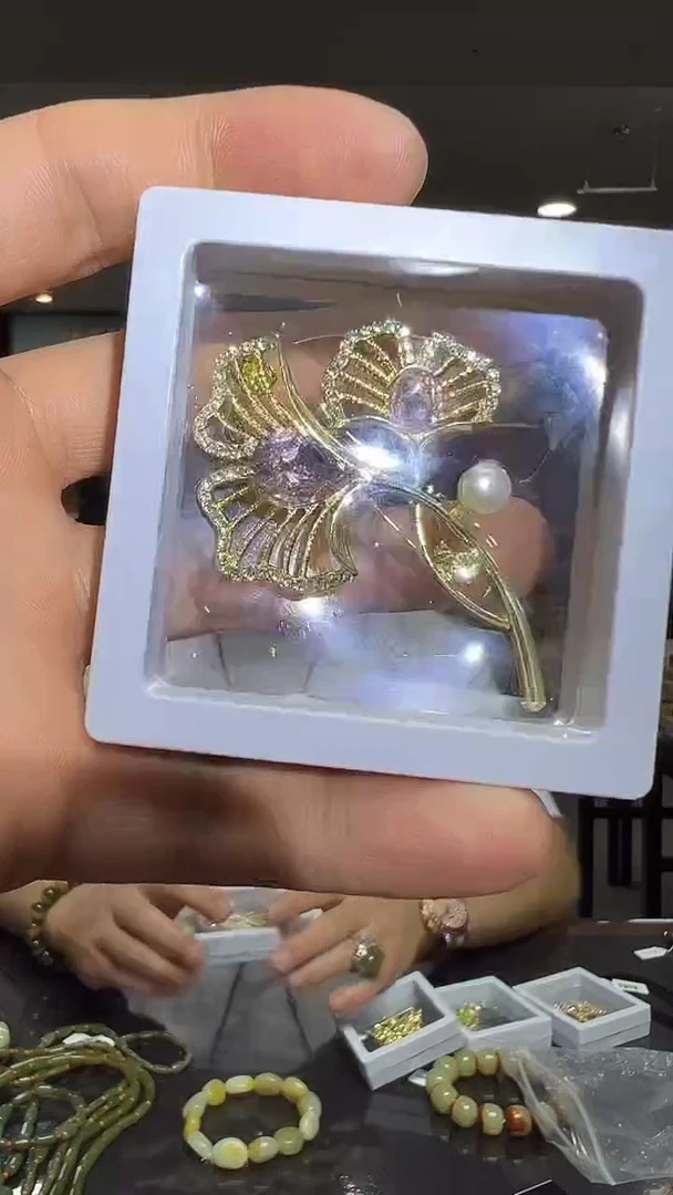 未镶嵌胸饰淡水珍珠多样性发货其中发一