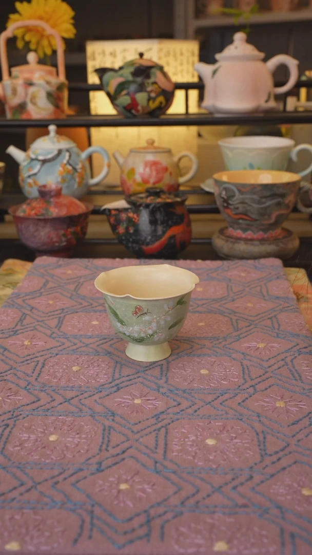 【闪购商品】文心兰系列 花口杯