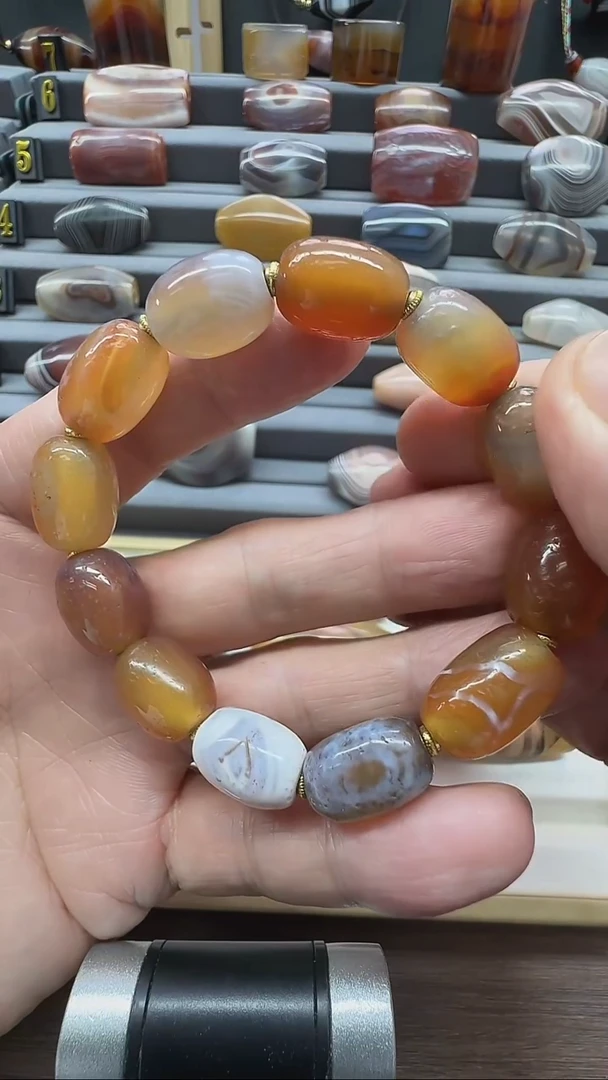 未镶嵌颈饰玛瑙/玉髓玛瑙16*12