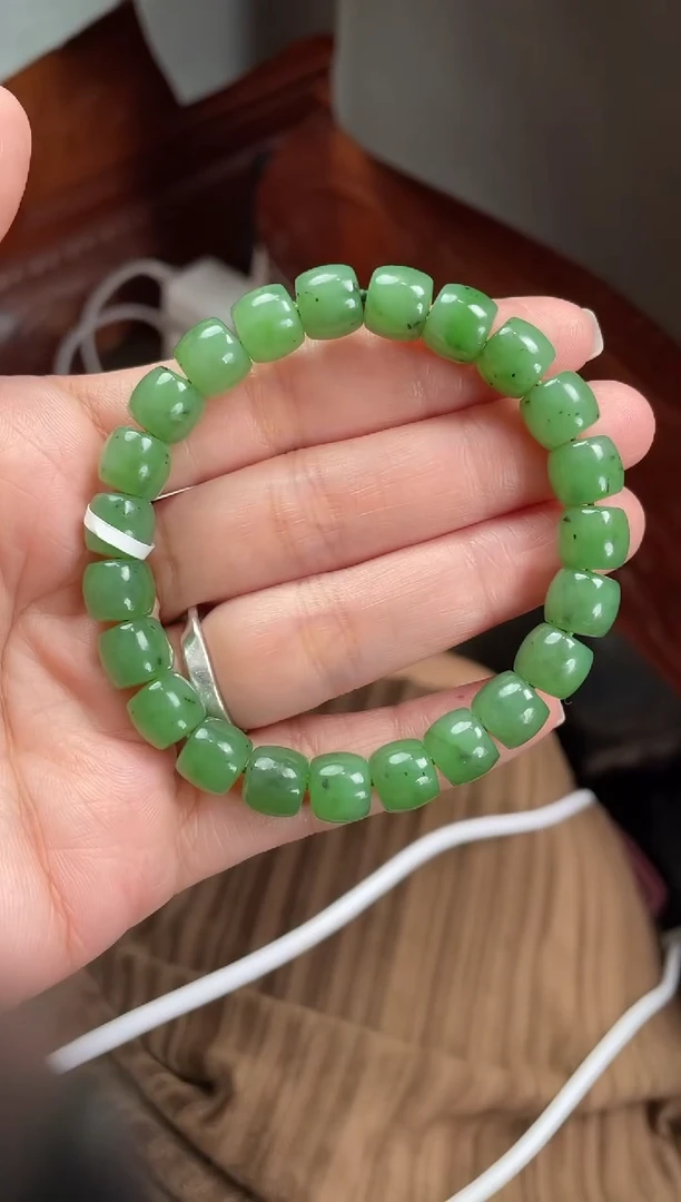 未镶嵌手串和田玉和田玉碧玉手串9.5mm