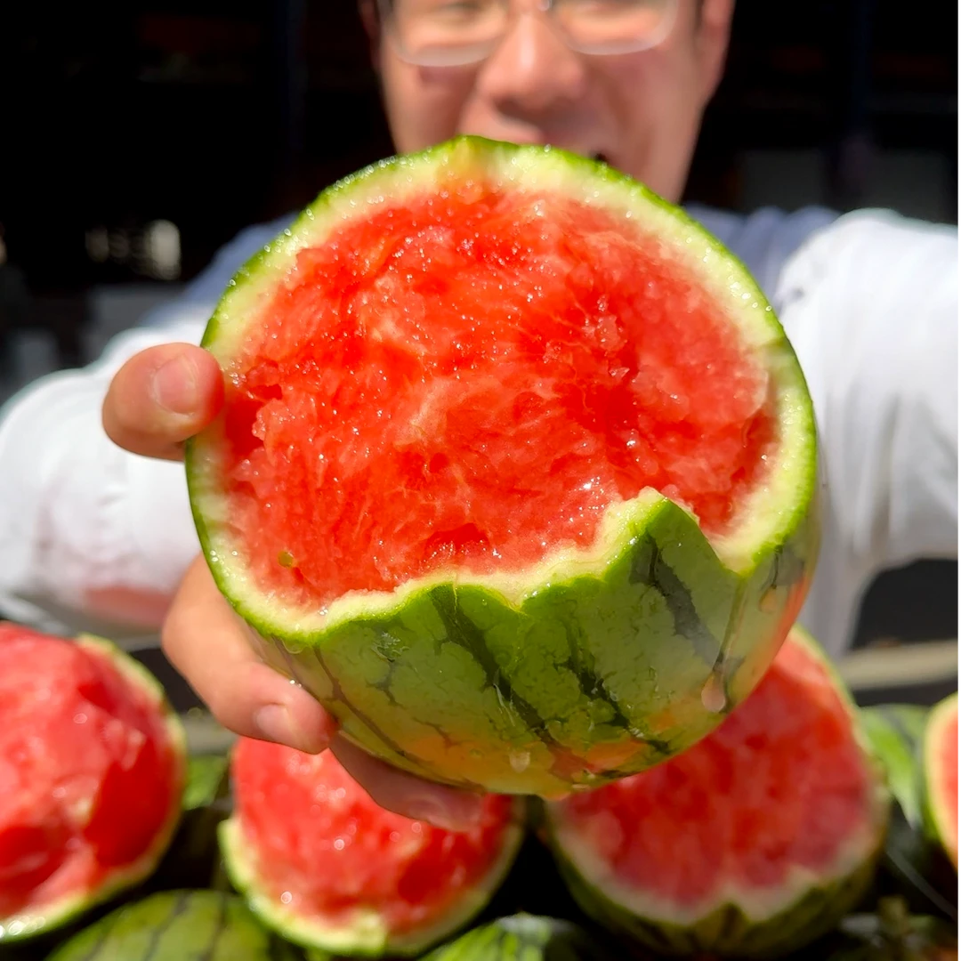 【手扒小糖丸】山东头茬手剥薄皮冰糖子小西瓜 脆甜多汁 2-7斤 顺丰