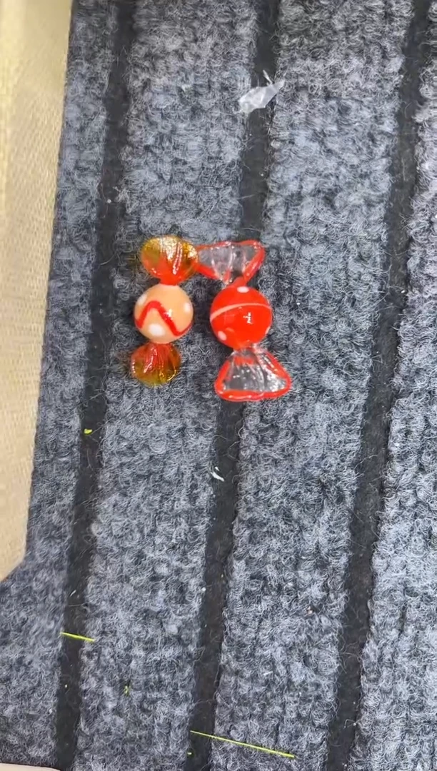 手工艺品琉璃沐*糖果2个