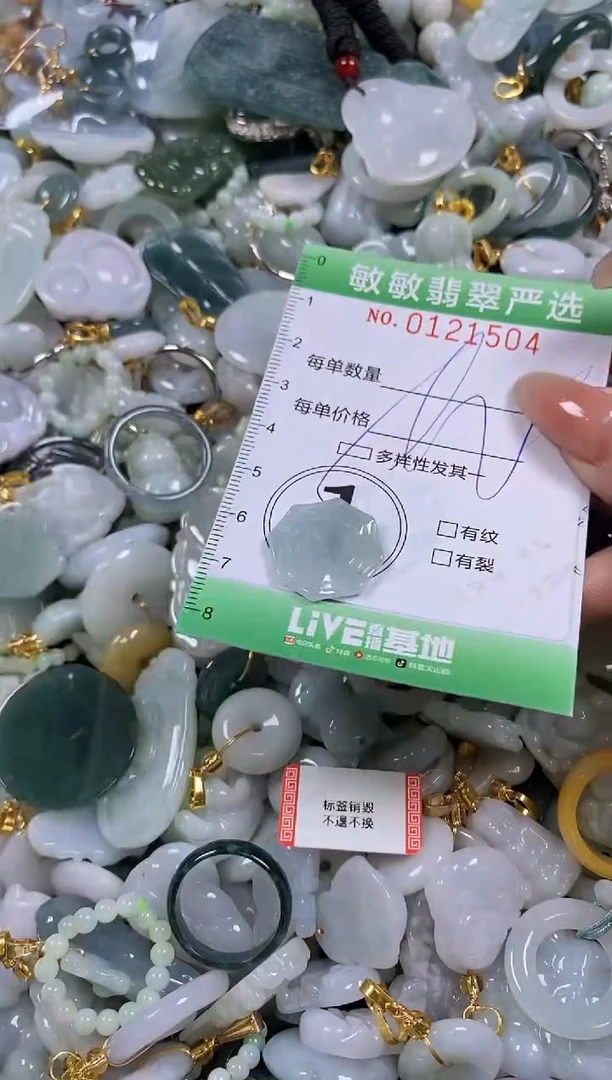 【闪购商品】翡翠颈饰未镶嵌闪购0121504多样性发其一