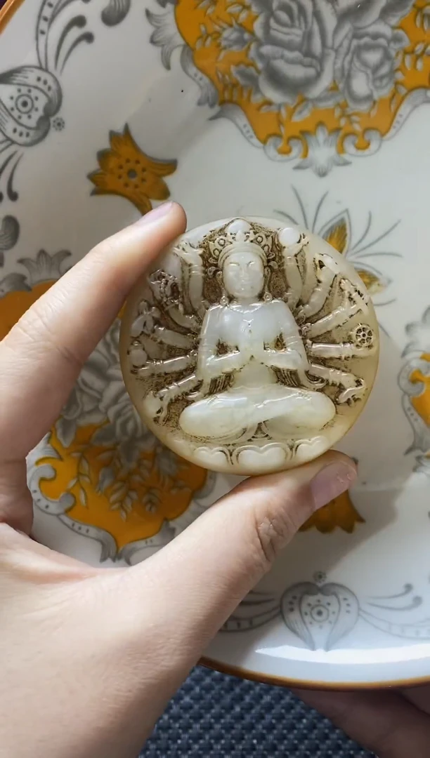瓷片瓷片 瓷器 摆件 1个