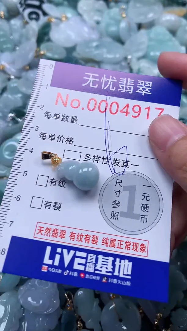 颈饰未镶嵌翡翠4917